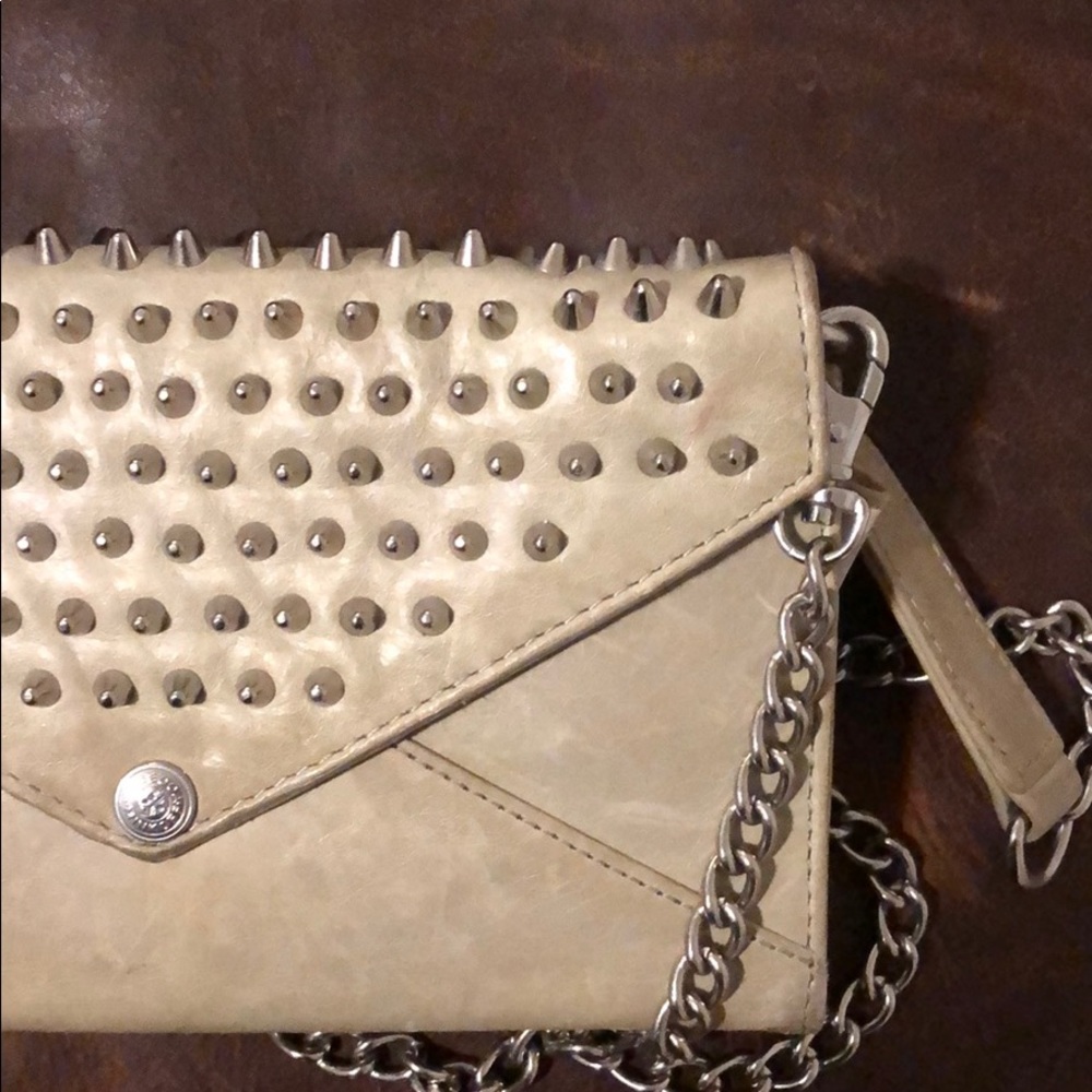 Rebecca Minkoff studded cross body leather bag